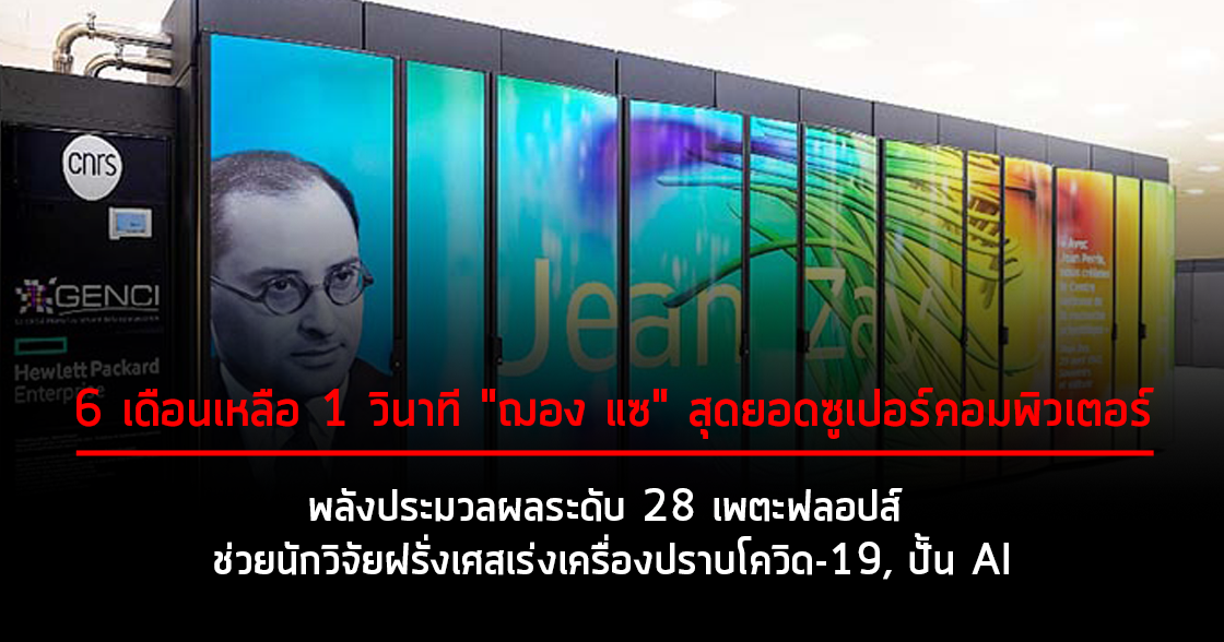 6 เดือนเหลือ 1 วินาที รู้จักกับ "ฌอง แซ" สุดยอดซูเปอร์คอมพิวเตอร์จากฝรั่งเศส!
