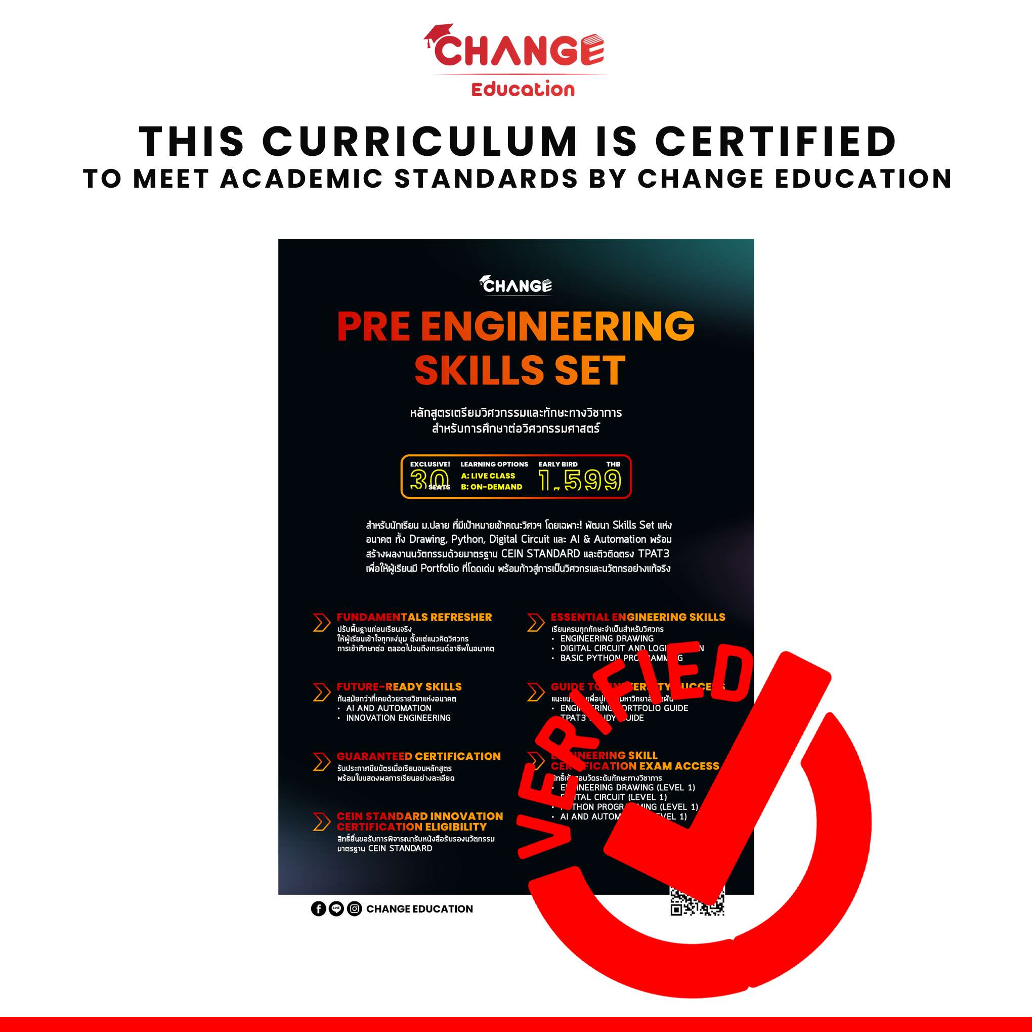 PESS, เตรียมวิศวกรรม, เรียนทักษะวิศวกรรม